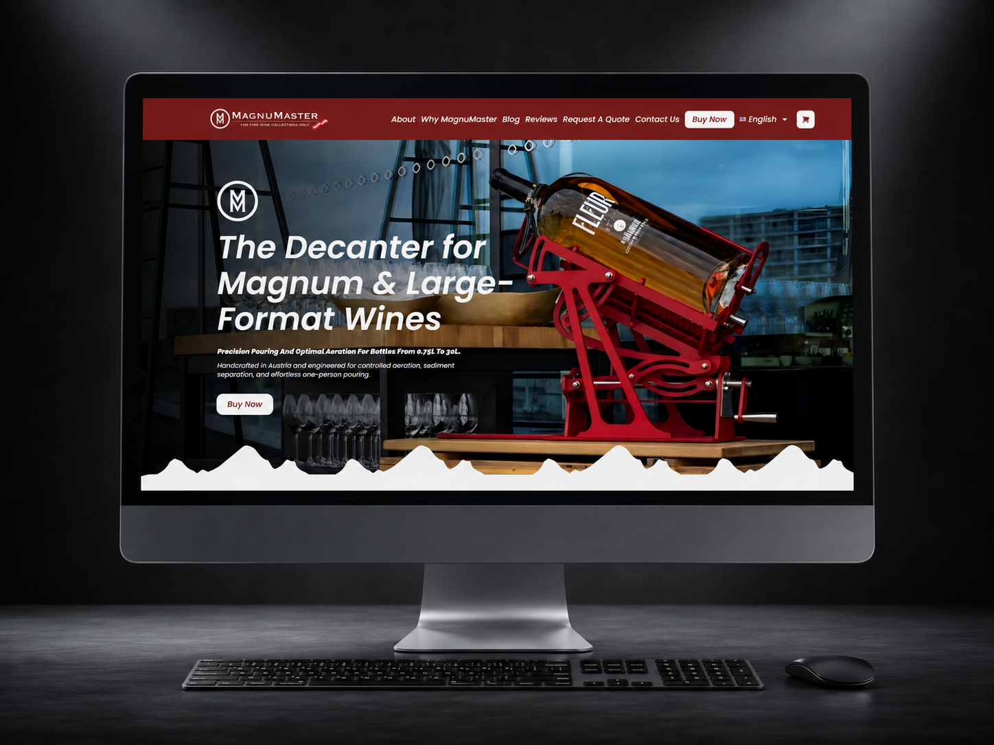 MagnuMaster, A premium ecommerce build for MagnuMaster, combining product storytelling, WooCommerce checkout, quote capture and analytics tracking.