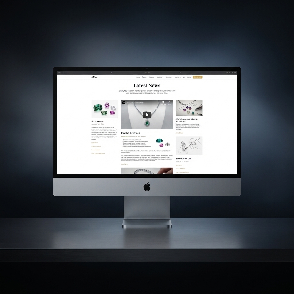 Splendid Stones, A high-end e-commerce platform for Splendid Stones, featuring a curated catalogue of rare gemstones, fine jewelry collections, variation swatches, and global shipping integration.